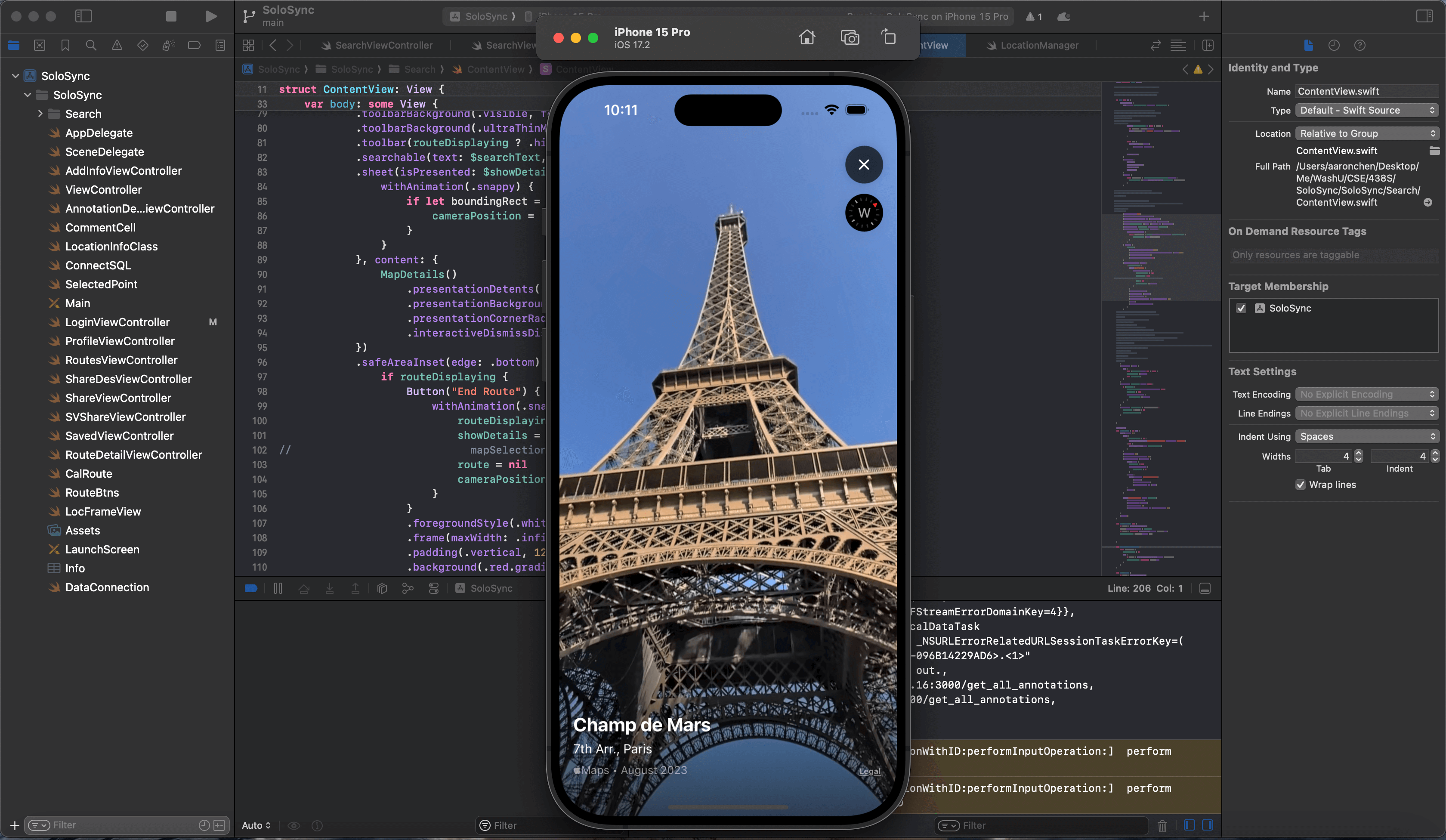 SoloSync App Interface